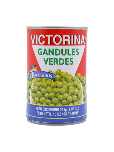 29781 - Victorina Gandules Verdes - 15oz. (Case of 24) - Box:  - Loc: G13