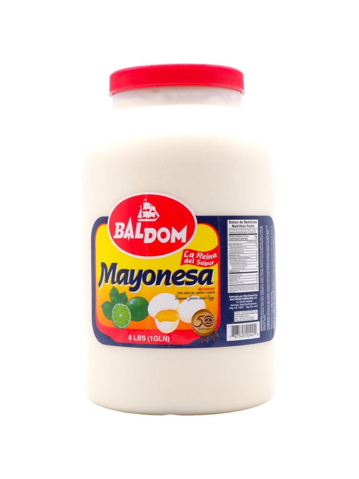 28251 - Baldom Mayonesa Real - 128oz. (Case of 4) - Box:  - Loc: H10