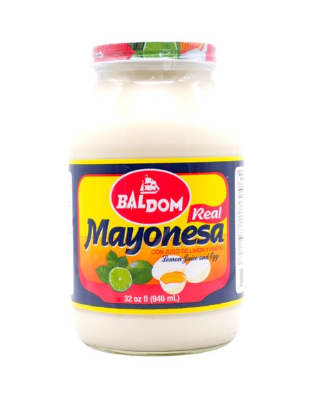 28252 - Baldom Mayonesa Real - 32oz. (Case of 12) - Box:  - Loc: H10
