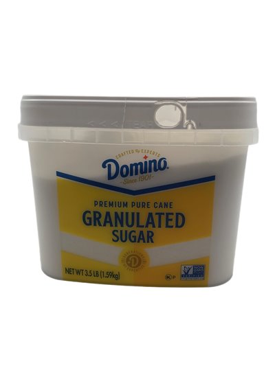 28255 - Domino Premium Cane Granulated Sugar - 3.50lb. (Case of 6) - Box:  - Loc: H2