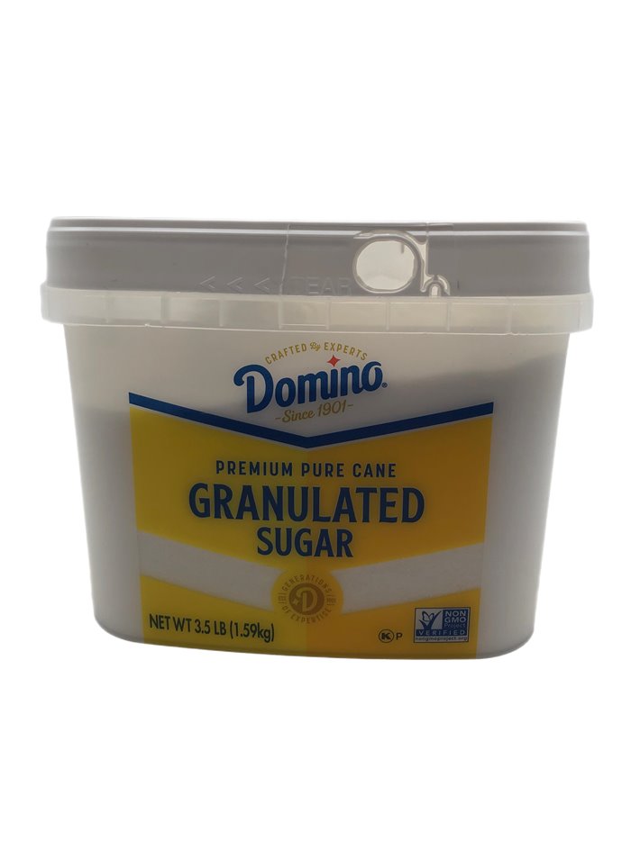28255 - Domino Premium Cane Granulated Sugar - 3.50lb. (Case of 6) - Box:  - Loc: H2