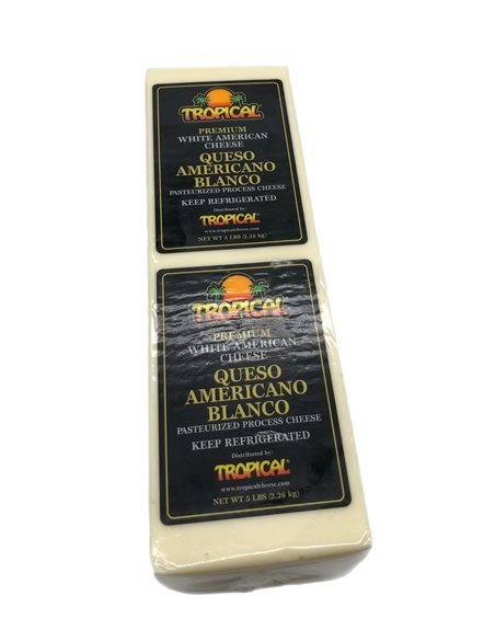 28275 - Tropical Queso Americano Blanco - 5 lb. - Box:  - Loc: NV-7