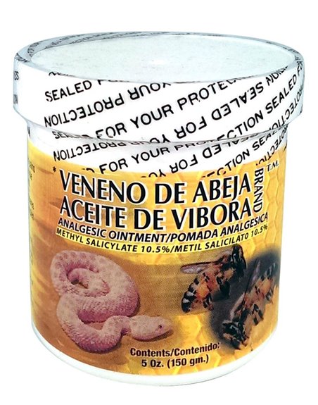9148 - Veneno de Abeja Aceite de Vibora - 5 oz. - Box:  - Loc: R8
