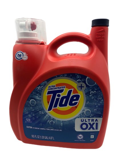 28277 - Tide Liquid Detergent, HE Ultra Oxi  - 165 fl. oz. (Case of 4) - Box:  - Loc: C6