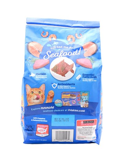 28278 - Friskies SeaFood Sensation 4/3.15 lb - Box:  - Loc: 