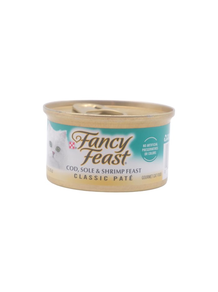 28285 - Purina Fancy Feast Classic Cod/Sole/Shrimp - 3 oz. (24 Cans) - Box:  - Loc: A9