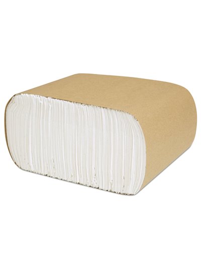 7687 - Low Fold Napkins, 1 Ply - (18 Packs) - Box:  - Loc: A7