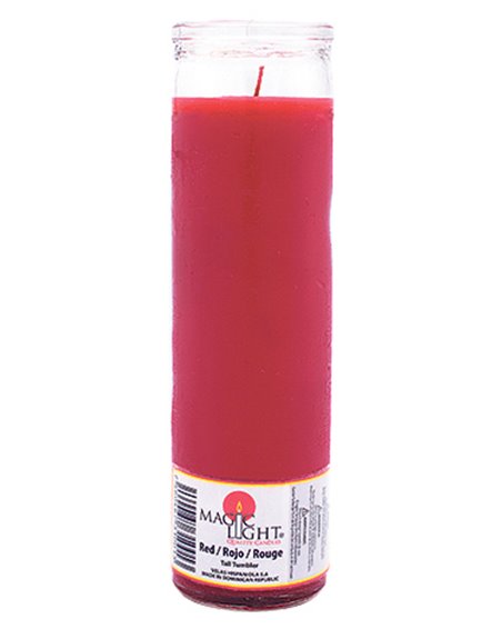 7697 - Candle 7 Days Red - (Case of 12) - Box:  - Loc: A9