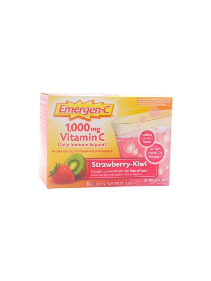 29892 - Emergen-C Vitamin C, Super Strawberry-Wiki - 30 Bags/8.9g - Box:  - Loc: N1