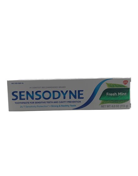28417 - Sensodyne Toothpaste, Fresh Mint - 4 oz/113g - Box:  - Loc: J1