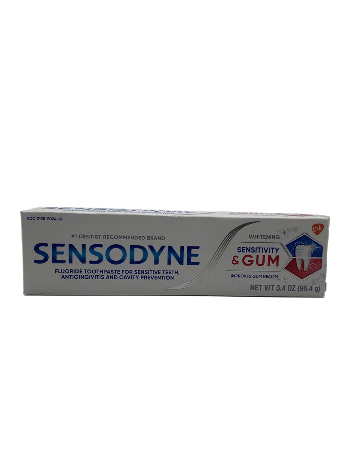 28419 - Sensodyne Toothpaste, Sensitivity & Gum - 3.4 oz. - Box:  - Loc: J1