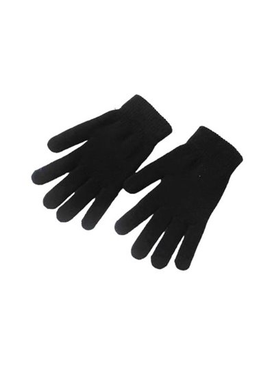 29981 - Winter Black Gloves Magic Tehrmaxx w/ Touch Asst Color Black Only - 12ct (11241) - Box:  - Loc: Q2