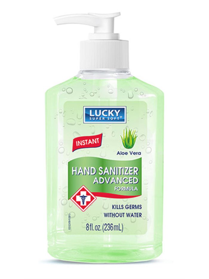 9271 - Hand Sanitizer, Aloe Vera - 8 fl. oz. - Box:  - Loc: F2