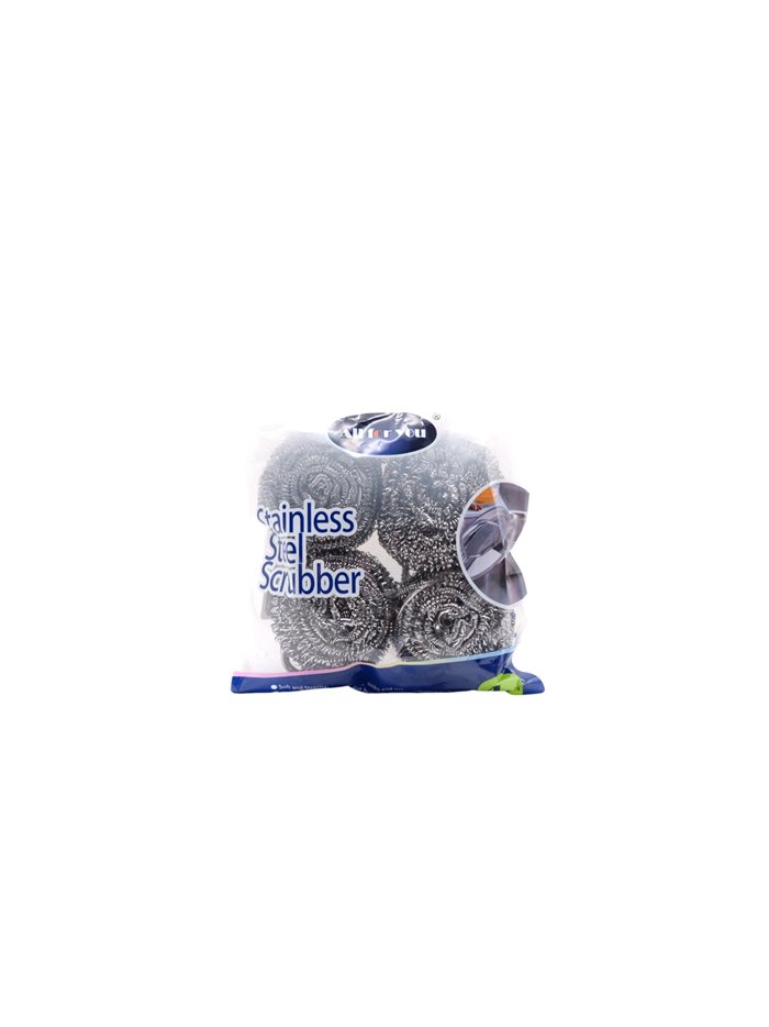 30033 - Stainless Steel Scourer - 15g (4 Pack) - Box:  - Loc: J8