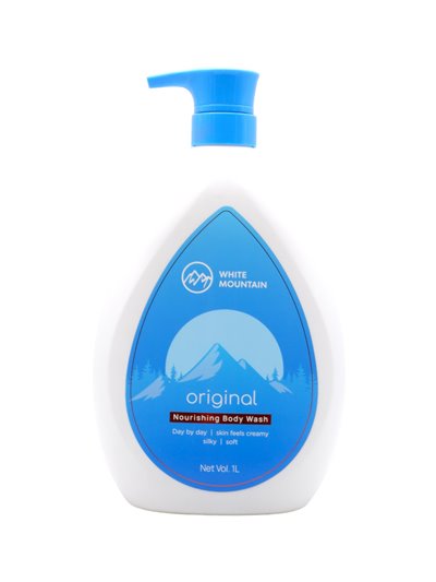 30074 - White Mointain Rain Body Wash, Original - 1L. (Case Of 12) - Box:  - Loc: I1