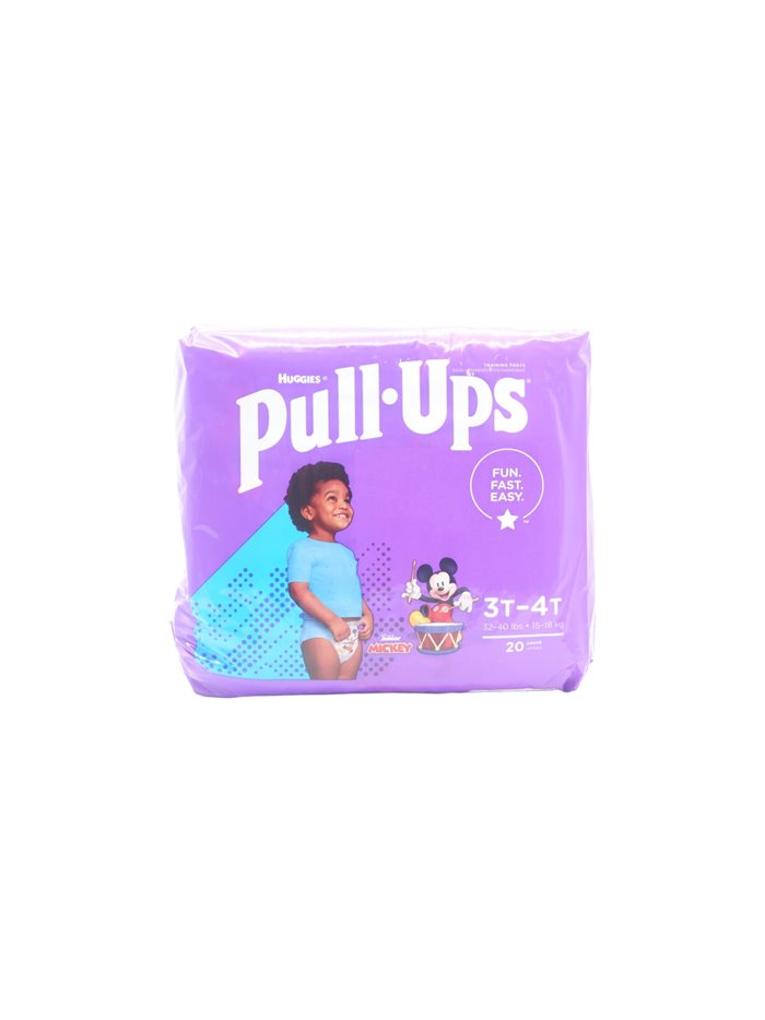 30077 - Huggies Boy Diapers Pull-Ups - Size 3T-4T. (Case of 4/20s) - Box:  - Loc: L8