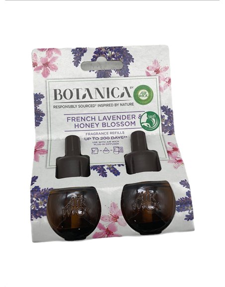 28599 - Air Wick Essential Oils Refill, French Lavender & Honey Blossom - 2ct. (Case of 7) - Box:  - Loc: I7