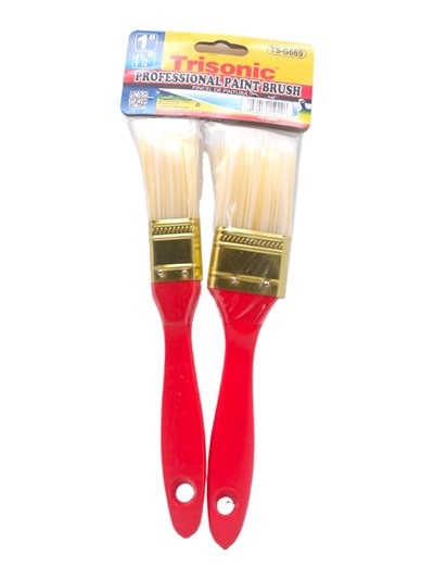 30100 - Trisonic Paint Brush 1" - 2 Pack ( TS-G669 ) - Box:  - Loc: 31F
