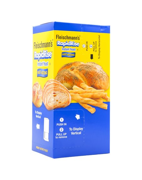 28609 - Fleischann's RapidRise Instant Yeast - 3/0.25oz (Pgk of 20) - Box:  - Loc: R6