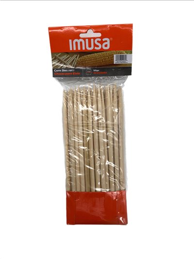 28632 - Imusa Corn Skewers (Chuzos para Elote) - 50ct - Box:  - Loc: I12