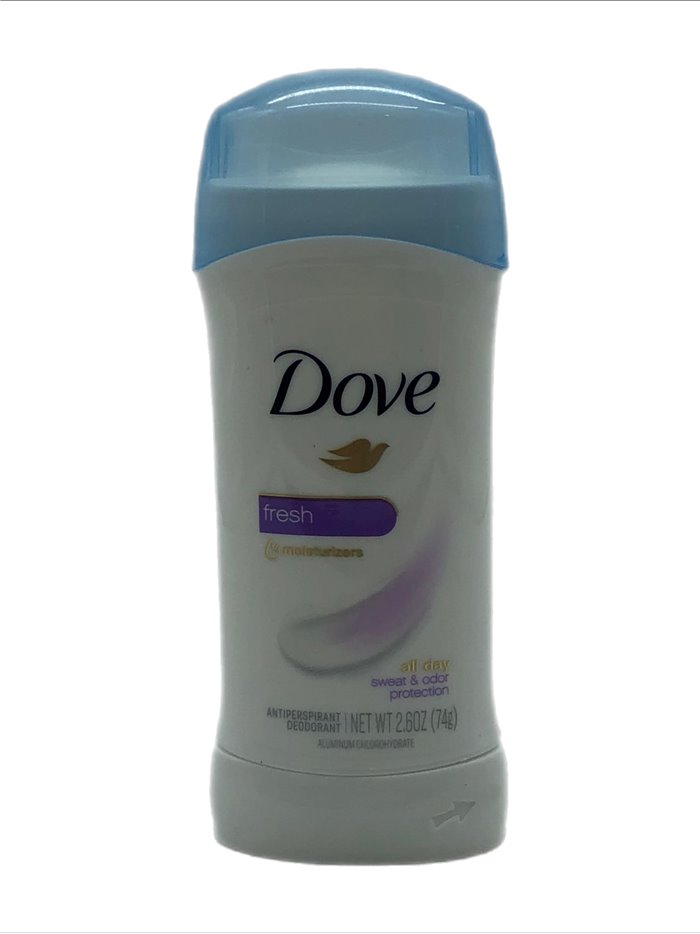28653 - Dove Deodorant, Fresh - 2.6 oz. (Case of 12) - Box:  - Loc: K8