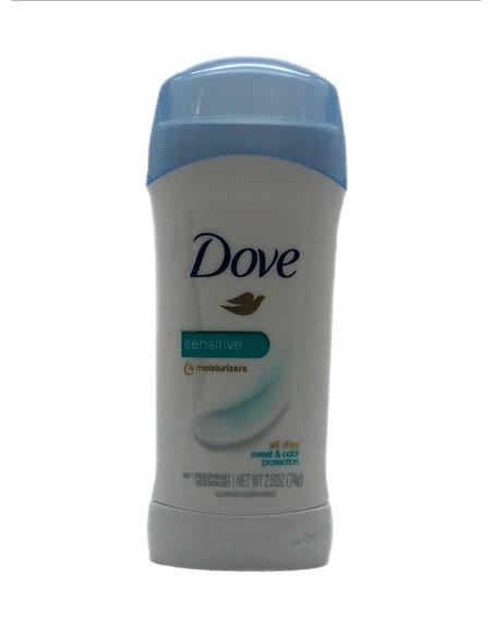 28655 - Dove Deodorant, Sensitive Skin - 2.6 oz. - Box:  - Loc: K8