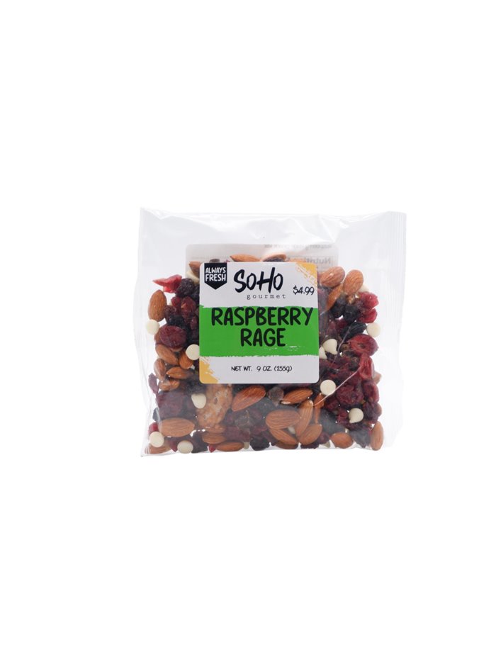28670 - Soho Rasberry Rage Snack Mix - 9 oz. - Box:  - Loc: C.J.1