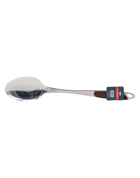 28673 - Ali Kitchen 21" Stainless Steel Pasting  Spoon W/ Wooden Handle (3218) - Box:  - Loc: J9