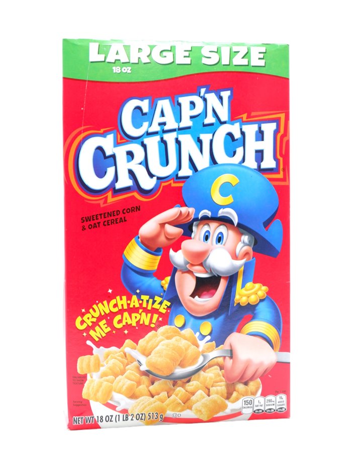 30188 - Cap'n Crunch Original - 18 oz. (Case of 12) - Box:  - Loc: F2