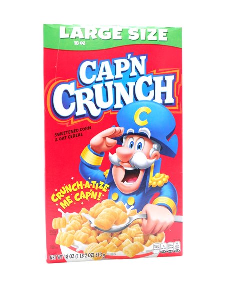 30188 - Cap'n Crunch Original - 18 oz. (Case of 12) - Box:  - Loc: F2