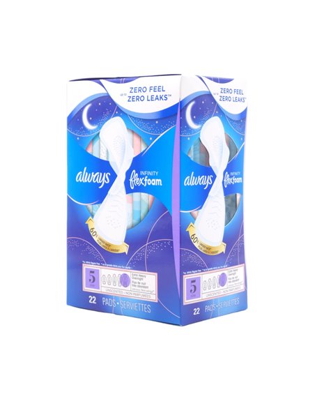 30203 - Always Infinity FlexFoam Size 5 - 6 x 22's 90813 - Box:  - Loc: D1
