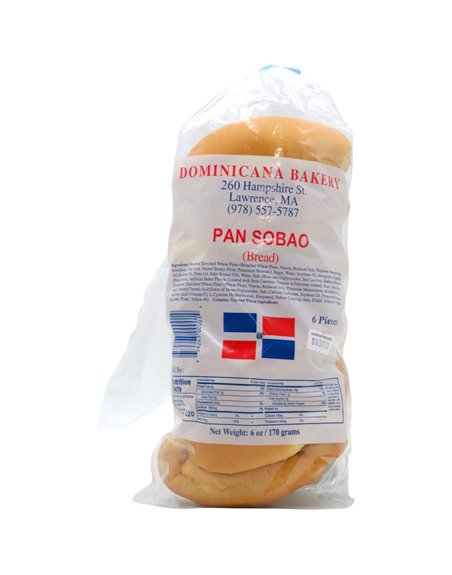 34425 - Dominican Bakery Pan Sobao - 6 oz. (Case of 10) - Box:  - Loc: N8
