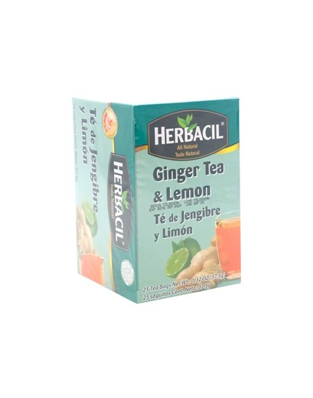 34430 - Herbacil Jengibre W/ Limón Tea - 25 Bags - Box:  - Loc: M1