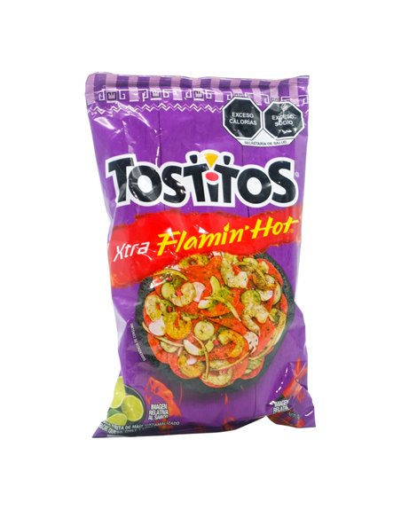 34431 - Tostitos Xtra Flaming Hot 175g - Box:  - Loc: O3