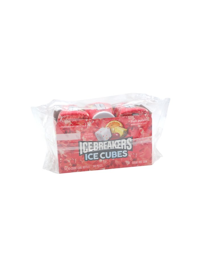 34440 - Ice Breakers Ice Cubes. Fruit Punch - 6ct/40Pcs. - Box:  - Loc: N2