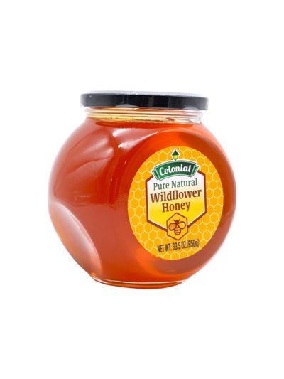 30227 - Colonial Wildflower Honey 33.5 oz - Box:  - Loc: 