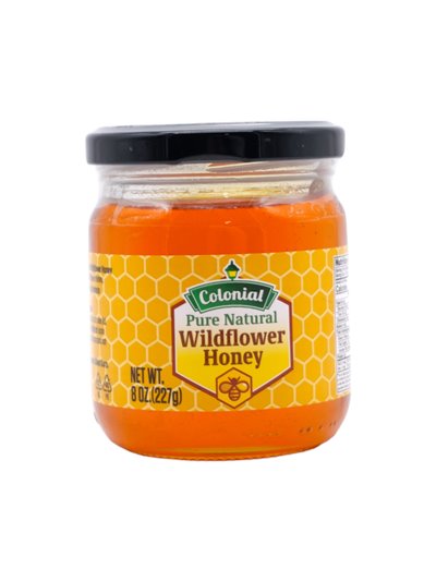 30228 - Colonial Wildflower Honey 8 oz - Box:  - Loc: 
