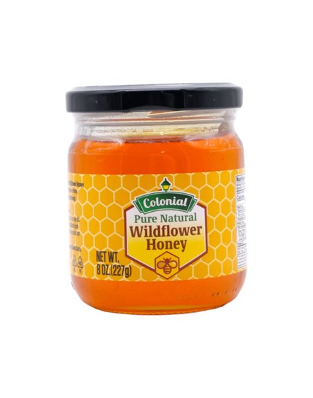 30228 - Colonial Wildflower Honey 8 oz - Box:  - Loc: 