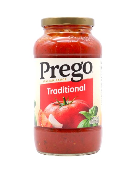 30229 - Prego Traditional Pasta Sauce - 24oz. (Case of 6) - Box:  - Loc: G8