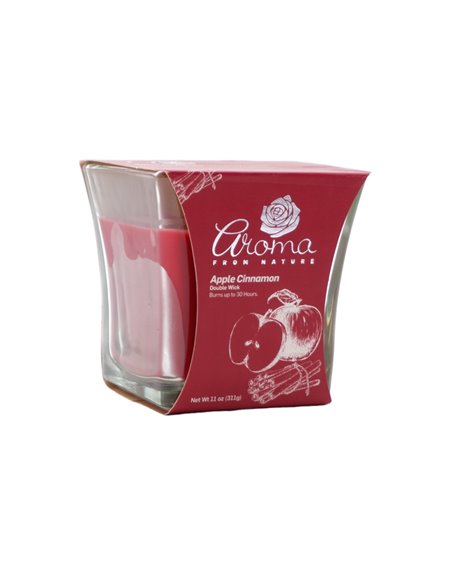 30242 - Aroma Candle Apple Cinnamon - 6/11 oz. ( Case Of 6 ) - Box:  - Loc: H13