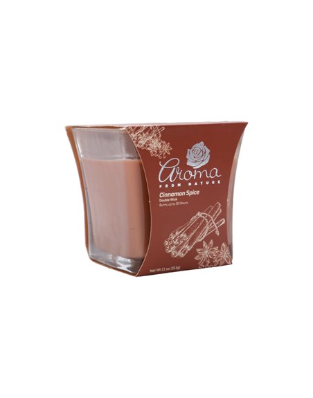 30243 - Aroma Candle Cinnamon Spice- 6/11 oz. ( Case Of 6 ) - Box:  - Loc: H13