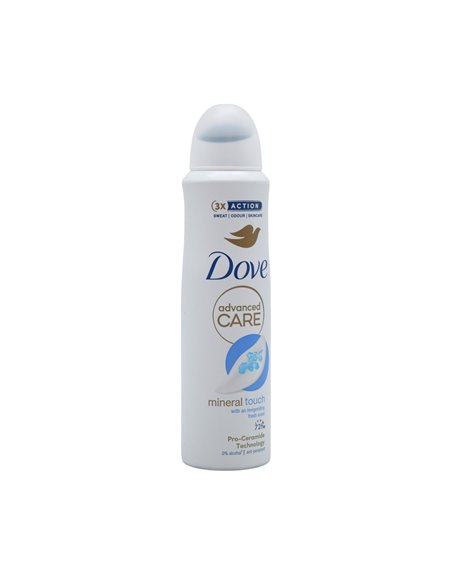 34487 - Dove Deodorant Spray, Mineral Touch. 150ml - Box:  - Loc: K8
