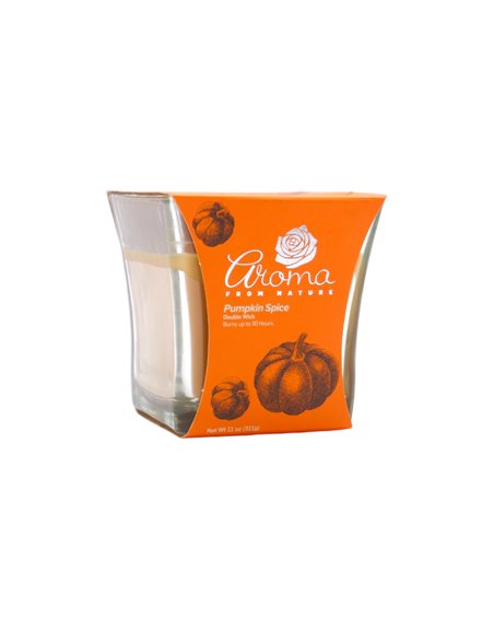 30249 - Aroma Candle Pumpkin Spice- 6/11 oz. (Case Of 6) - Box:  - Loc: H13