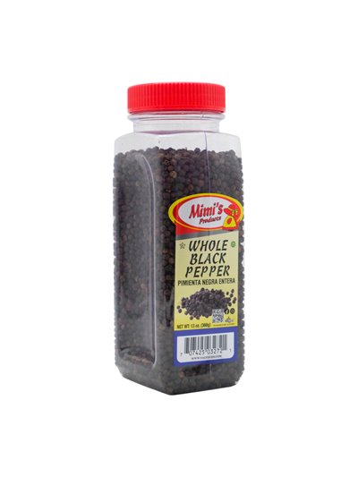 34500 - Mimi's Whole Black Pepper, 13 oz. - (Pack of 6) - Box:  - Loc: 12P
