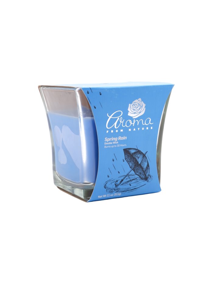 30257 - Aroma Candle Sping Rain,- 6/11 oz. (Case Of 6). 2469 - Box:  - Loc: H13