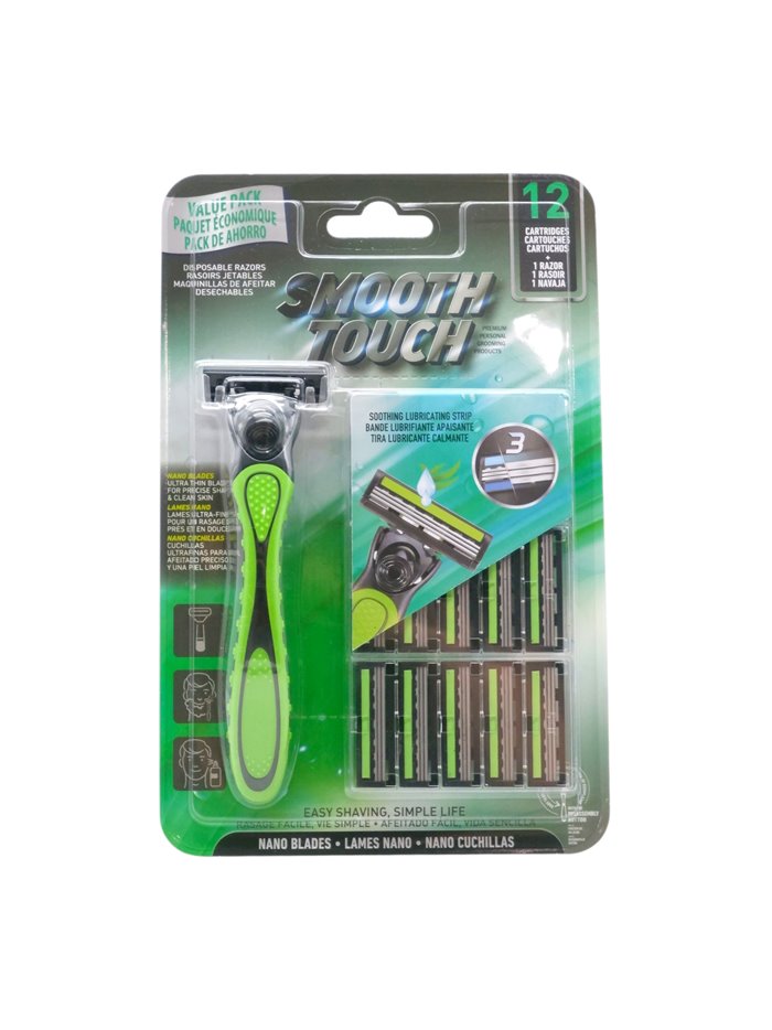 34506 - Smooth Touch. W/ 12 Cartridges + 1 Razor. - Box:  - Loc: L0
