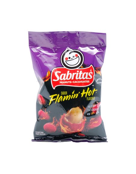 30259 - Sabritas Cacahuates Flaming Hot - 5.5oz. (Case of 12) - Box:  - Loc: P0-1