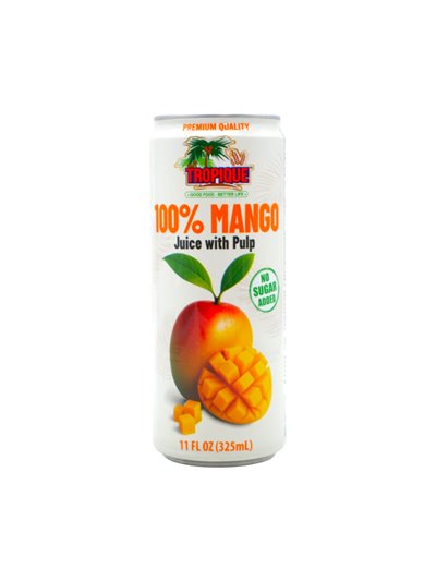 34539 - Tropique Mango W Pulp (No Sugar Added) Juice 11oz. (Case of 24) - Box:  - Loc: R11