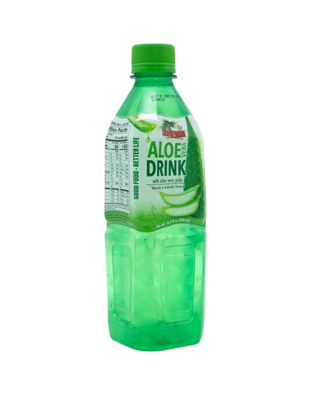 34544 - Tropique Aloe Vera W/ Pulp Juice 16.9oz. (ase of 24) - Box:  - Loc: R11