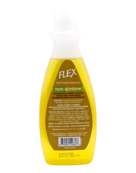 30298 - Flex Nail Polish Remover. (Non-Acetone) - 8 fl. oz. (Case Of 12) - Box:  - Loc: J3
